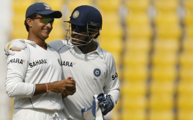 dhoni vs ganguly