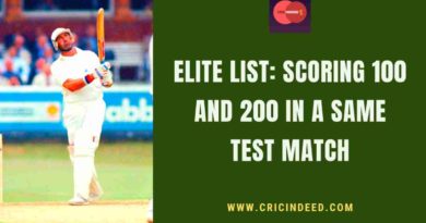 scoring 200 and 100 in one test match