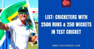 2500 runs and 250 wickets in test cricket