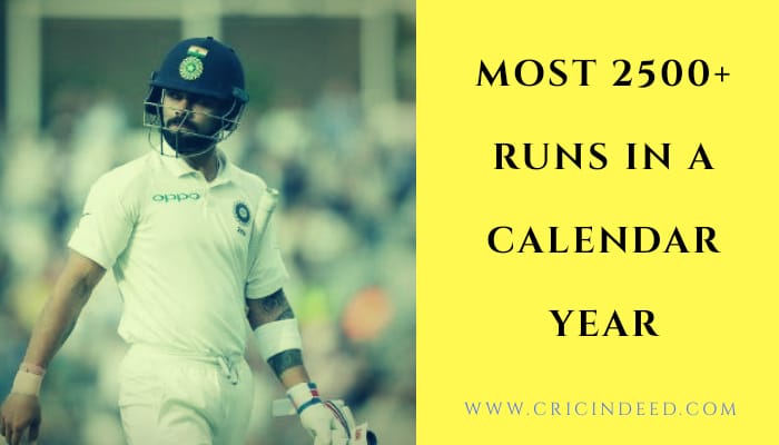 2500 Runs in a Calendar Year