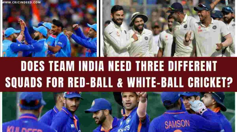3 different squad for team india possible