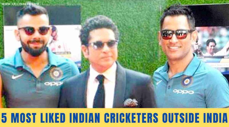 5 indian cricketers who have the biggest fanbase outside India