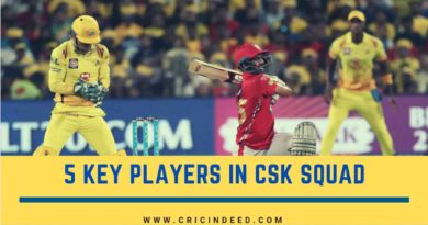 5 Key Players of CSK IPL 2020