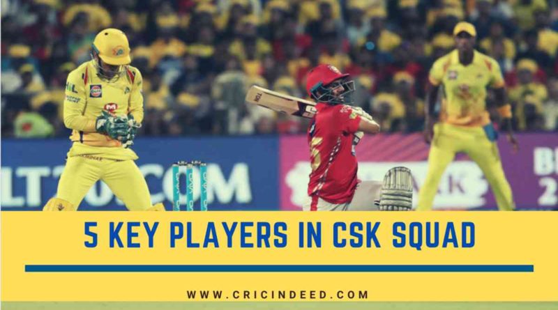 5 Key Players of CSK IPL 2020