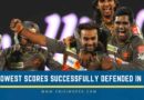 5 Lowest Scores Successfully defended in IPL