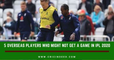 5 Overseas Players who might not get a game in IPL 2020