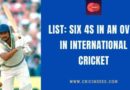 6 balls 6 fours cricket