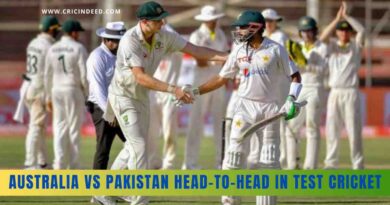 Australia vs Pakistan Head-to-Head in Test Cricket