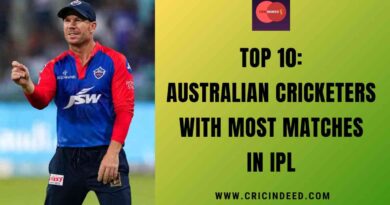 Top 10: Australian Cricketers with Most Matches in IPL