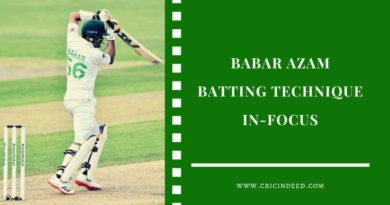 technique involved in Babar Azam batting