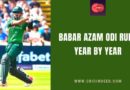 babar azam odi runs yearwise