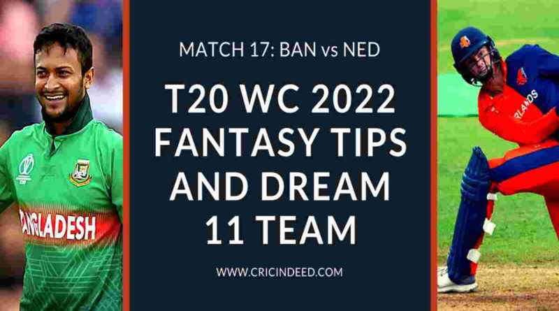 ban vs ned dream11 prediction