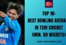 Top 10: Best Bowling Average in T20I Cricket (Min. 50 Wickets)
