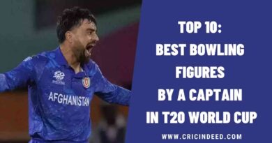 Top 10: Best Bowling Figures by a Captain in T20 World Cup