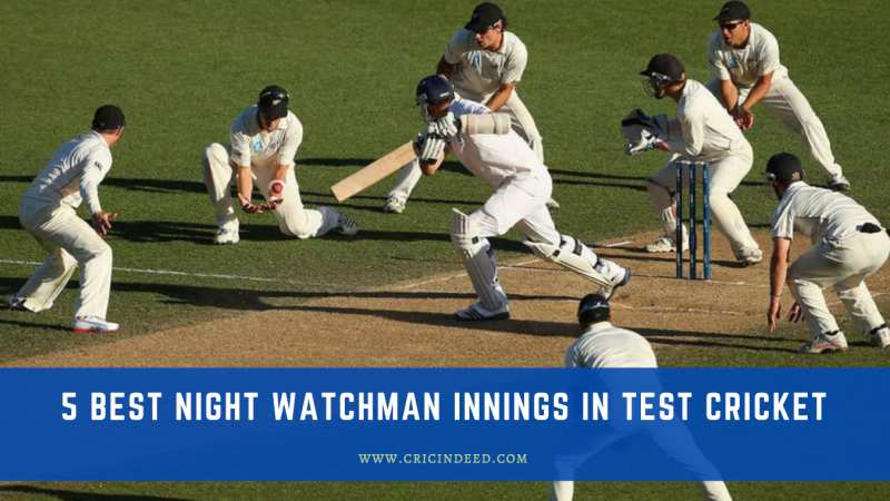 best night watchman innings in Test cricket