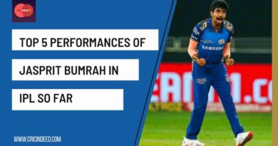 best performances of jasprit Bumrah in IPL