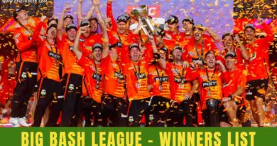 big bash league winners list every season