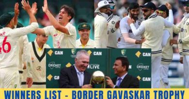 border gavaskar trophy winners list