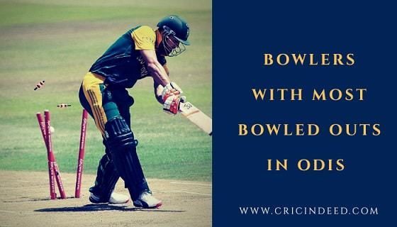 bowlers most wickets taken bowled in odi