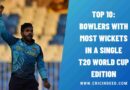 Top 10: Bowlers with Most Wickets in a Single T20 World Cup Edition