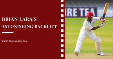 Brian Lara backlift special blog