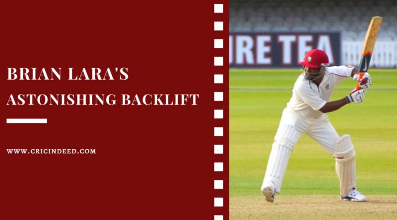 Brian Lara backlift special blog