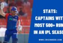 Stats: Captains with Most 500+ Runs in an IPL Season