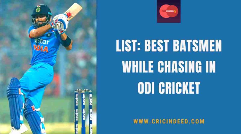 chasing records in odi