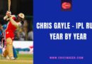 chris gayle yearwise ipl runs