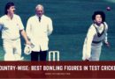 Country wise best bowling figures test cricket