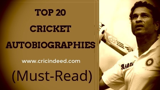 cricket autobiographies by indian players