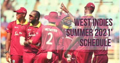 Cricket Schedule Of WI vs SA, WI vs AUS, WI vs PAK 2021