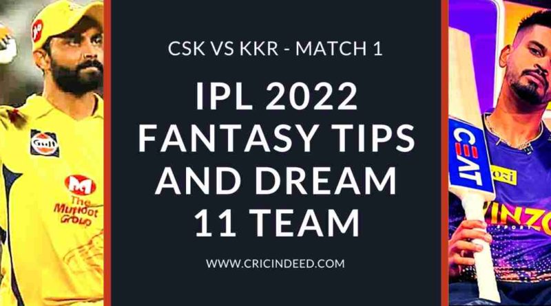 csk vs kkr dream11 prediction