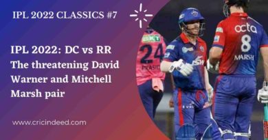 warner mitchell marsh partnership against Rajasthan Royals