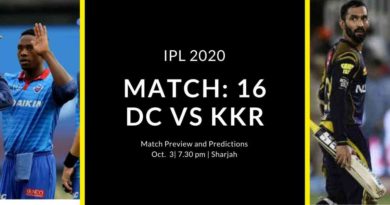 DC vs KKR Match PReview
