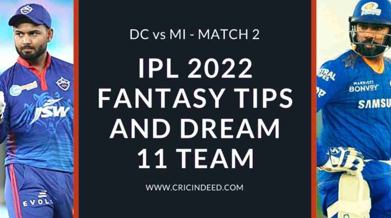 DC vs MI Dream11 Prediction
