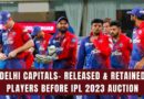 delhi capitals released and retained players ipl 2023