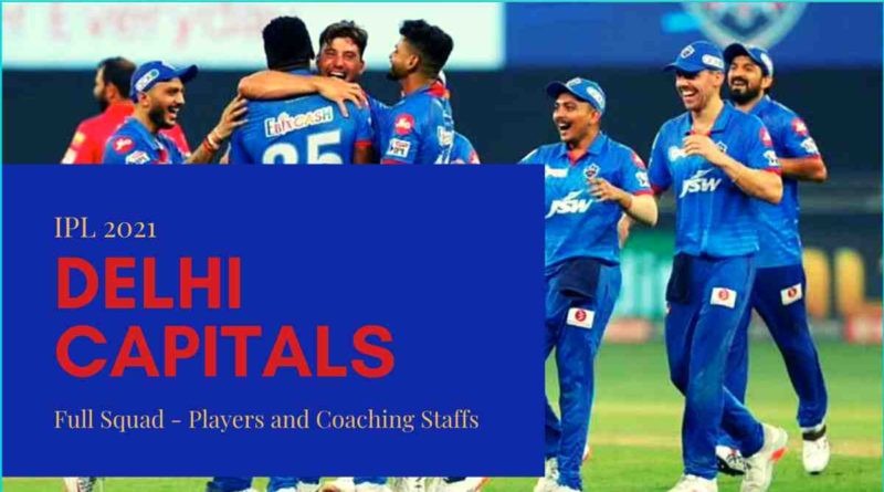 Delhi Capitals Squad IPL 2021