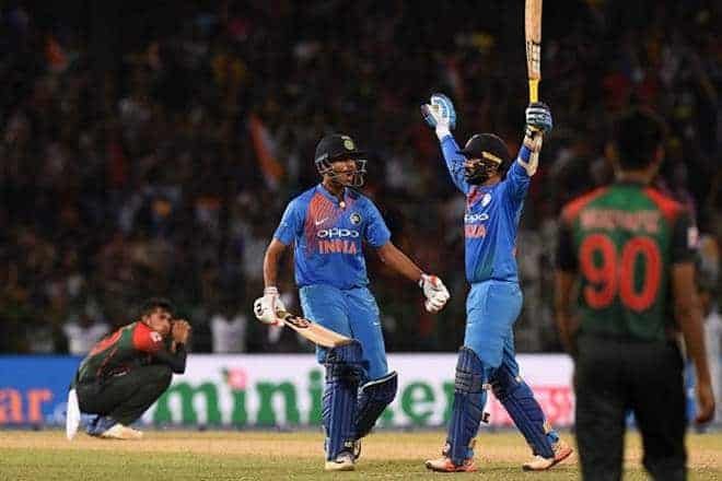 Dinesh Karthik vs Bangladesh in Nidahas Trophy Final