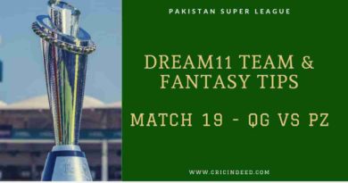 Dream11 Prediction QG vs PZ