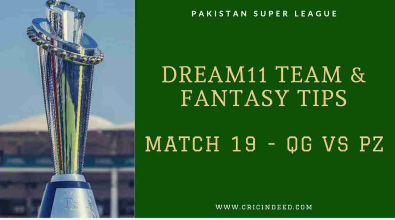 Dream11 Prediction QG vs PZ