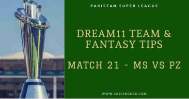 Dream11 Predictions MS vs PZ