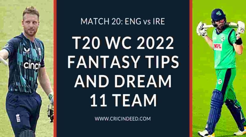 eng vs ire dream11 predictions