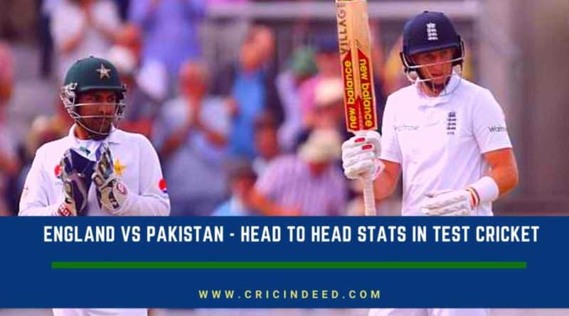 ENG vs PAK Head to Head records in Test Cricket