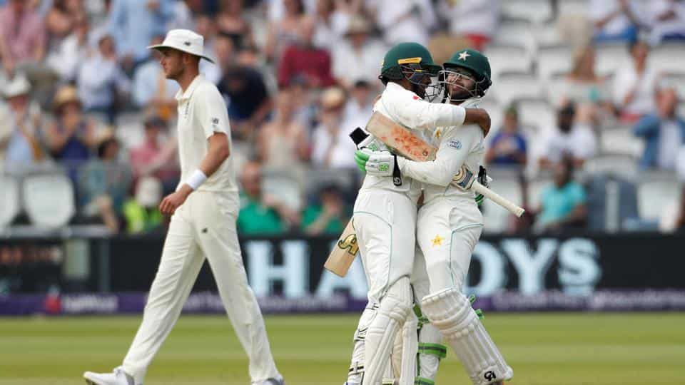 Pakistan winning the 1st Test in England