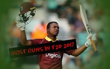 MOST RUNS IN T20 IN 2017