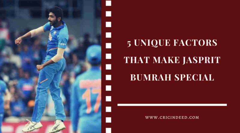 Factors that make Bumrah special