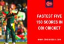fastest 150 in odi