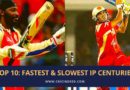 fastest and slowest ipl centuries