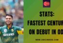 Stats: Fastest Century on Debut in ODI